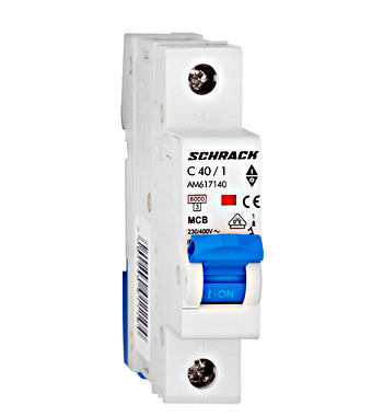 Миниатюрен прекъсвач AMPARO 6kA, C 40A, 1P
