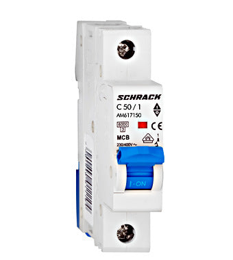 Миниатюрен прекъсвач AMPARO 6kA, C 50A, 1P