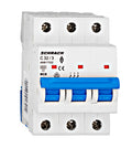 Миниатюрен прекъсвач AMPARO 6kA, C 32A, 3P