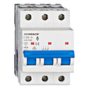 Миниатюрен прекъсвач AMPARO 6kA, C 63A, 3P